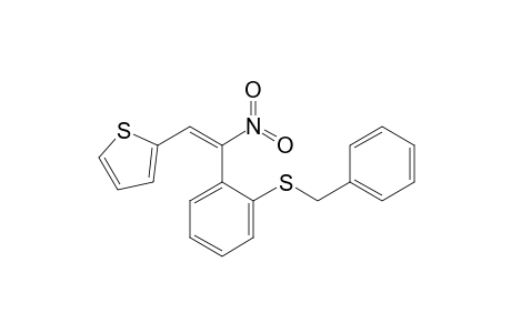 (E)-1-[2-(Benzylsulfanyl)phenyl]-1-nitro-2-(2-thienyl)ethene