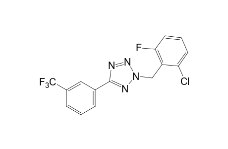 2-(2-chloro-6-fluorobenzyl)-5-(alpha,alpha,alpha-trifluoro-m-tolyl)-2H-tetrazole