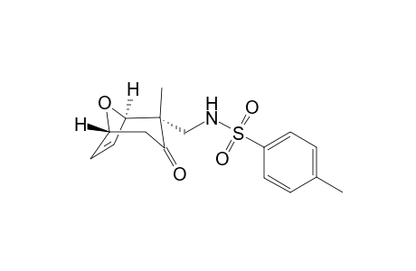 4-Methyl-N-(((1R*,2S*,5R*)-2-methyl-3-oxo-8-oxabicyclo[3.2.1]oct-6-en-2-yl)methyl)benzenesulfonamide