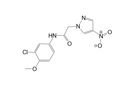 N-(3-chloro-4-methoxyphenyl)-2-(4-nitro-1H-pyrazol-1-yl)acetamide