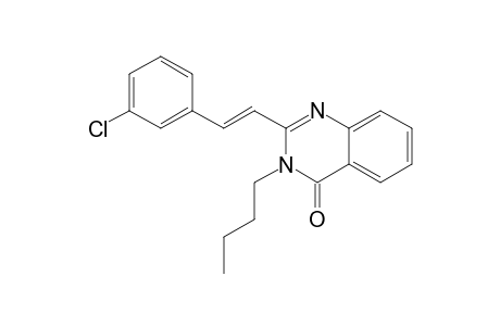 3-Butyl-2-[(E)-2-(3-chlorophenyl)ethenyl]-4(3H)-quinazolinone