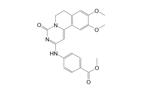 methyl 4-[(9,10-dimethoxy-4-oxo-6,7-dihydro-4H-pyrimido[6,1-a]isoquinolin-2-yl)amino]benzoate