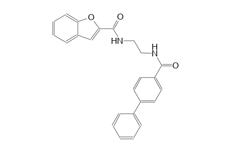 2-benzofurancarboxamide, N-[2-[([1,1'-biphenyl]-4-ylcarbonyl)amino]ethyl]-