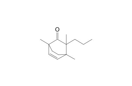 3-(Propyl)-1,3,4-trimethylbicyclo[2.2.2]octa-5-en-2-one