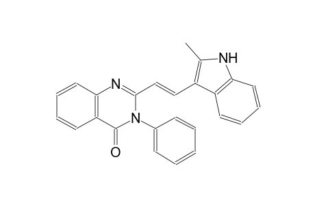 2-[(E)-2-(2-methyl-1H-indol-3-yl)ethenyl]-3-phenyl-4(3H)-quinazolinone