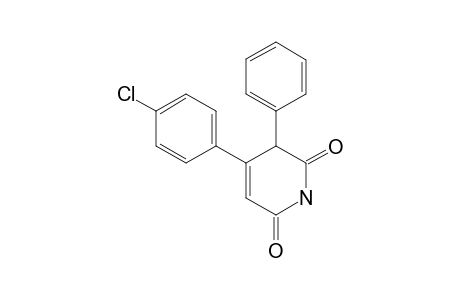 4-(4'-CHLOROPHENYL)-5-PHENYLPYRIDINE-2,6(1H,5H)-DIONE