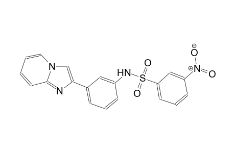 N-(3-imidazo[1,2-a]pyridin-2-ylphenyl)-3-nitrobenzenesulfonamide