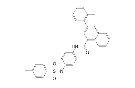 2-(2-methylphenyl)-N-(4-{[(4-methylphenyl)sulfonyl]amino}phenyl)-4-quinolinecarboxamide