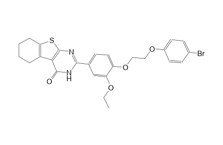 benzo[4,5]thieno[2,3-d]pyrimidin-4(3H)-one, 2-[4-[2-(4-bromophenoxy)ethoxy]-3-ethoxyphenyl]-5,6,7,8-tetrahydro-