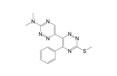 3-Methylthio-6-(3-N,N-dimethylamino-1,2,4-triazin-6-yl)-5-phenyl-1,2,4-triazine