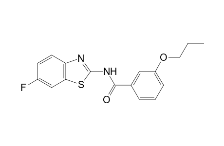 Benzamide, N-(6-fluoro-1,3-benzothiazol-2-yl)-3-propoxy-