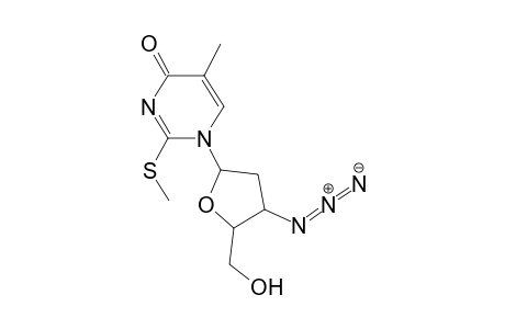 1-(3-Azido-2,3-dideoxy-.alpha.-D-erythropentofuranosyl)-5-methyl-2-methylthiopyrimidin-4(1H)-one