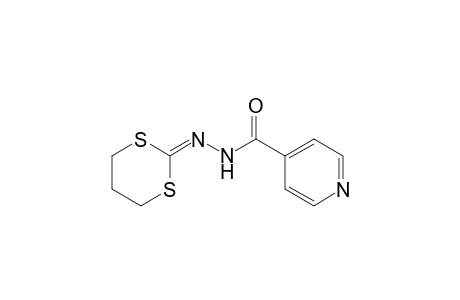 isonicotinic acid, (m-dithian-2-ylidene)hydrazide