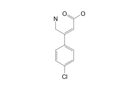 (E)-4-AMINO-3-(4-CHLOROPHENYL)-BUT-2-ENOIC-ACID
