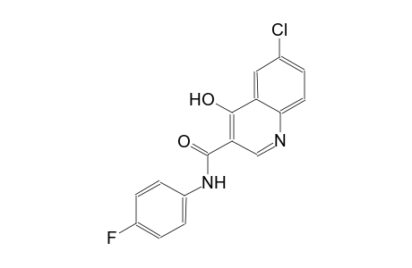 3-quinolinecarboxamide, 6-chloro-N-(4-fluorophenyl)-4-hydroxy-