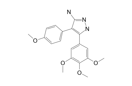 4-(4-Methoxyphenyl)-5-(3,4,5-trimethoxyphenyl)-1H-pyrazol-3-amine