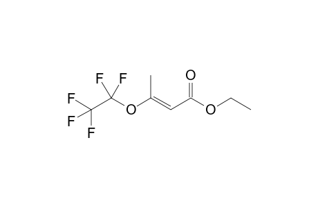 Ethyl 3-(pentafluoroethoxy)but-2-enoate