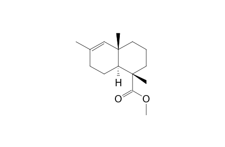[1S,4aS,8aS] - 1,2,3,4,4a,7,8,8a - octahydro - 1,4a,6 - trimethyl - naphthalene - 1 - carboxylic acid methyl ester (so Anderson)