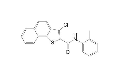 3-Chloranyl-N-(2-methylphenyl)benzo[g][1]benzothiole-2-carboxamide