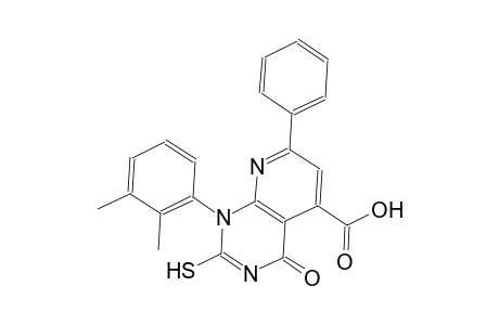 pyrido[2,3-d]pyrimidine-5-carboxylic acid, 1-(2,3-dimethylphenyl)-1,4-dihydro-2-mercapto-4-oxo-7-phenyl-