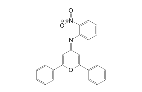 Benzenamine, N-(2,6-diphenyl-4H-pyran-4-ylidene)-2-nitro-