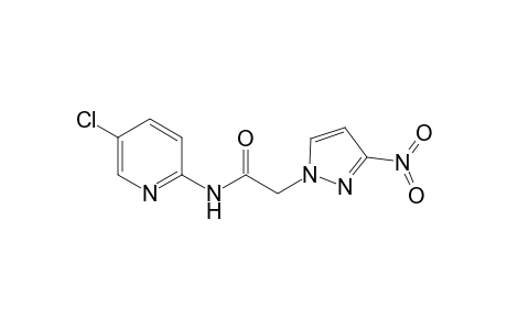 1H-Pyrazole-1-acetamide, N-(5-chloro-2-pyridinyl)-3-nitro-