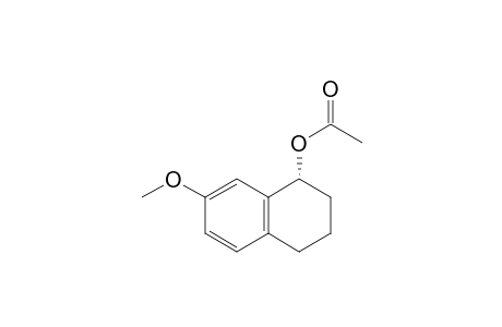 (R)-Acetic acid 7-methoxy-1,2,3,4-tetrahydro-1-naphthalene-1-yl ester