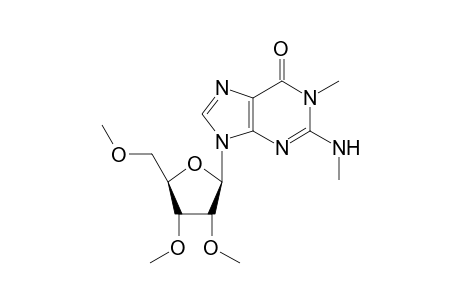 N(2),O(6,2',3',5')Pentamethylguanosine
