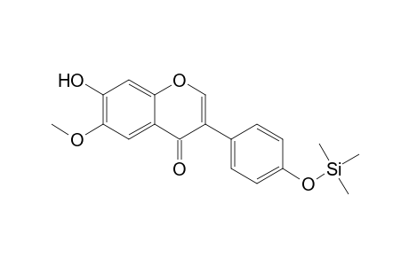 Glycitein, 4'-mono-TMS