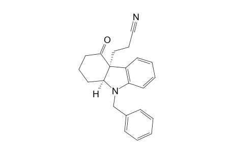 cis-4a-(2-Cyanoethyl)-9-benzyl-2,3,4,4a,9,9a-hexahydro-1H-carbazol-4-one