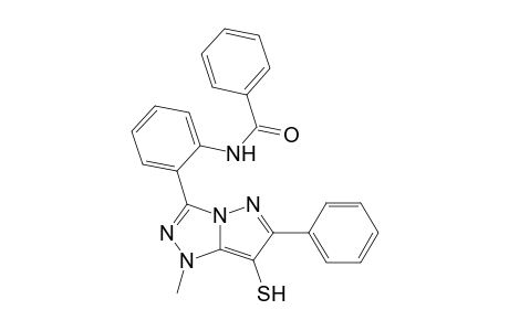 N-[2-(1-methyl-6-phenyl-7-sulfanyl-pyrazolo[5,1-c][1,2,4]triazol-3-yl)phenyl]benzamide