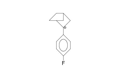 2-P-Fluoro-phenyl-2-norbornyl cation