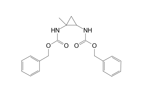 Dibenzyl N,N'-(1-methyl-1,2-cyclopropanediyl)dicarbamidate