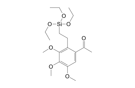 3,4,5-Trimethoxy-2-[2-(triethoxysilyl)ethyl]acetophenone