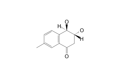 (3S*,4S*)-3,4-dihydroxy-7-methyl-3,4-dihydro-1(2H)-naphthalenone