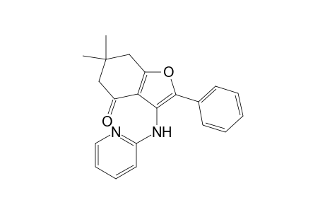 6,7-Dihydro-6,6-dimethyl-2-phenyl-3-(pyridine-2-ylamino)benzofuran-4(5H)-one