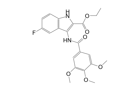 ethyl 5-fluoro-3-[(3,4,5-trimethoxybenzoyl)amino]-1H-indole-2-carboxylate