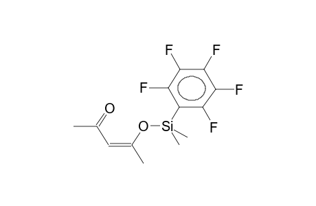 CIS-2-[DIMETHYL(PENTAFLUOROPHENYL)SILYLOXY]PENTEN-2-ONE-4