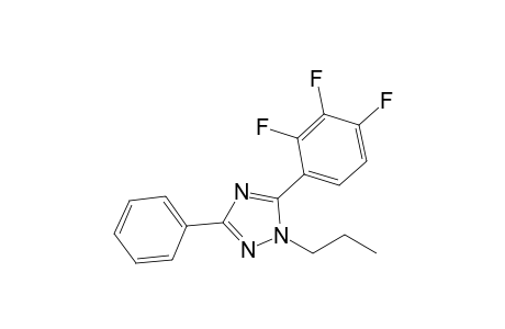 1-Propyl-5-(2,3,4-trifluorophenyl)-3-phenyl-1,2,4-triazole