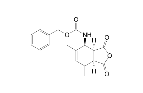 Benzyl (3aS,4S,7aS)-5,7-dimethyl-1,3-dioxo-1,3,3a,4,7,7a-hexahydroisobenzofuran-4-ylcarbamate