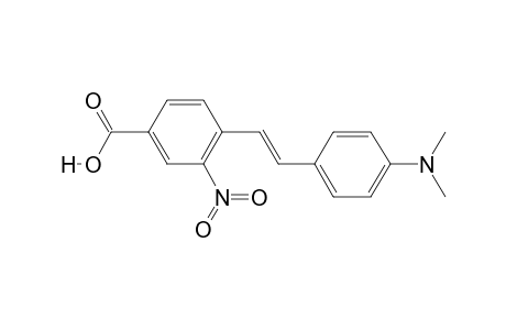 4-[(E)-2-(4-dimethylaminophenyl)ethenyl]-3-nitrobenzoic acid