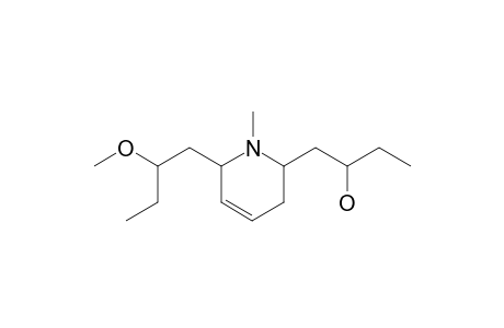 N-METHYL-2-(2'-METHOXYBUTYL)-6-(2''-HYDROXYBUTYL)-3-EN-PIPERIDINE