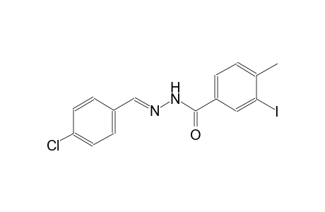 N'-[(E)-(4-chlorophenyl)methylidene]-3-iodo-4-methylbenzohydrazide