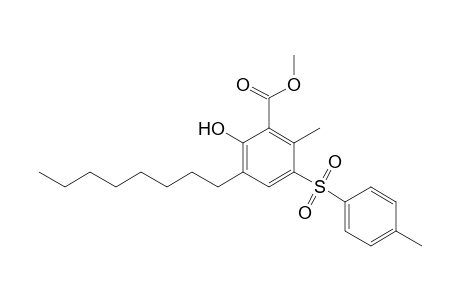 Methyl 2-Hydroxy-6-methyl-3-octyl-5-tosylbenzoate