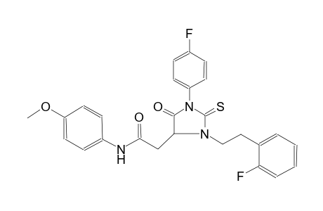 4-imidazolidineacetamide, 1-(4-fluorophenyl)-3-[2-(2-fluorophenyl)ethyl]-N-(4-methoxyphenyl)-5-oxo-2-thioxo-