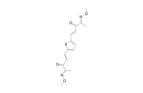 2,5-BIS-(4-METHOXYIMINO-3-OXOPENT-1-EN-1-YL)-THIOPHENE