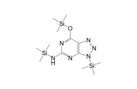 8-Azaguanine, n2,o6,9-tris(trimethylsilyl)