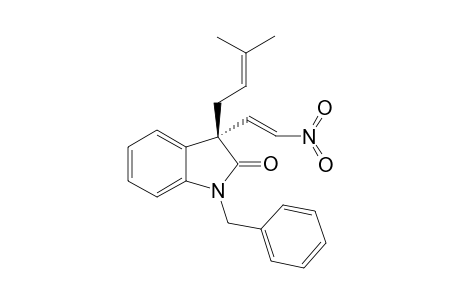 (S)-1-Benzyl-3-(3-methylbut-2-enyl)-3-(2-nitrovinyl)-2-oxindole