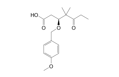 (3S)-3-[(4-methoxyphenyl)methoxy]-4,4-dimethyl-5-oxidanylidene-heptanoic acid