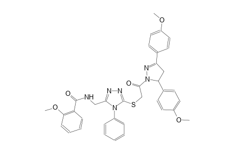 benzamide, N-[[5-[[2-[4,5-dihydro-3,5-bis(4-methoxyphenyl)-1H-pyrazol-1-yl]-2-oxoethyl]thio]-4-phenyl-4H-1,2,4-triazol-3-yl]methyl]-2-methoxy-